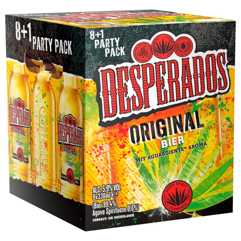Desperados Original Partypack 8+1 9x0,33l
